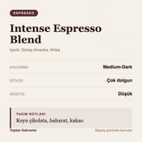 Intense Espresso Blend tadım profili bilgi kartı