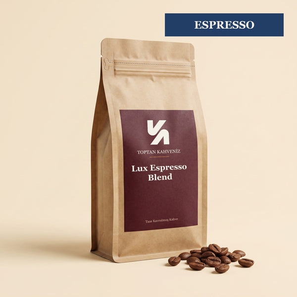 Lux Espresso Blend toptan kahve paketi